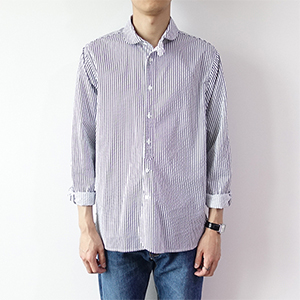 round stripe shirt (2 colors) 