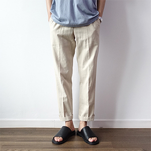 minimal linen pants (2 colors) 