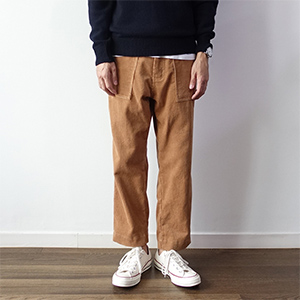 fatigue corduroy pants (2 colors)