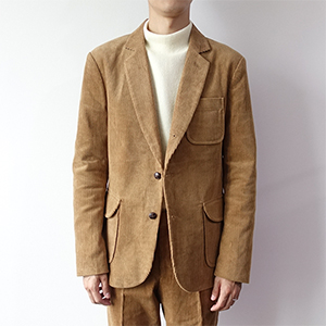 minimal corduroy jacket (3 colors)