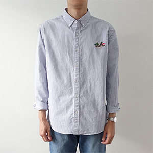 Candy Stripe Oxford Shirts (3 colors)