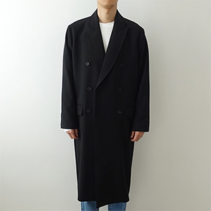 Easy long double coat (2 colors)