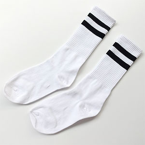 boys two line long socks