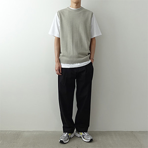 simple knit vest (3 colors)