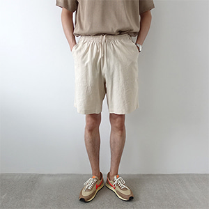 Lubana Linen banding set up shorts (2 colors)