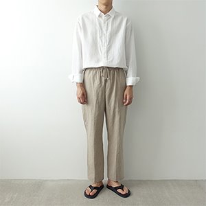Loose Tapered Linen Pants (4 colors)