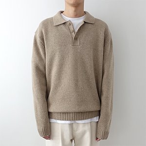 And Lambswool Collar Knit (5 colors)