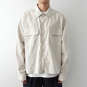 shadow cotton zip-up jacket (2 colors)