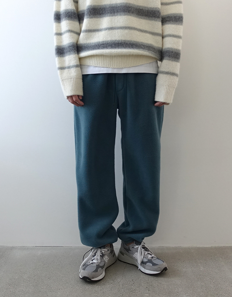 f/w fleece string pants (4 colors)