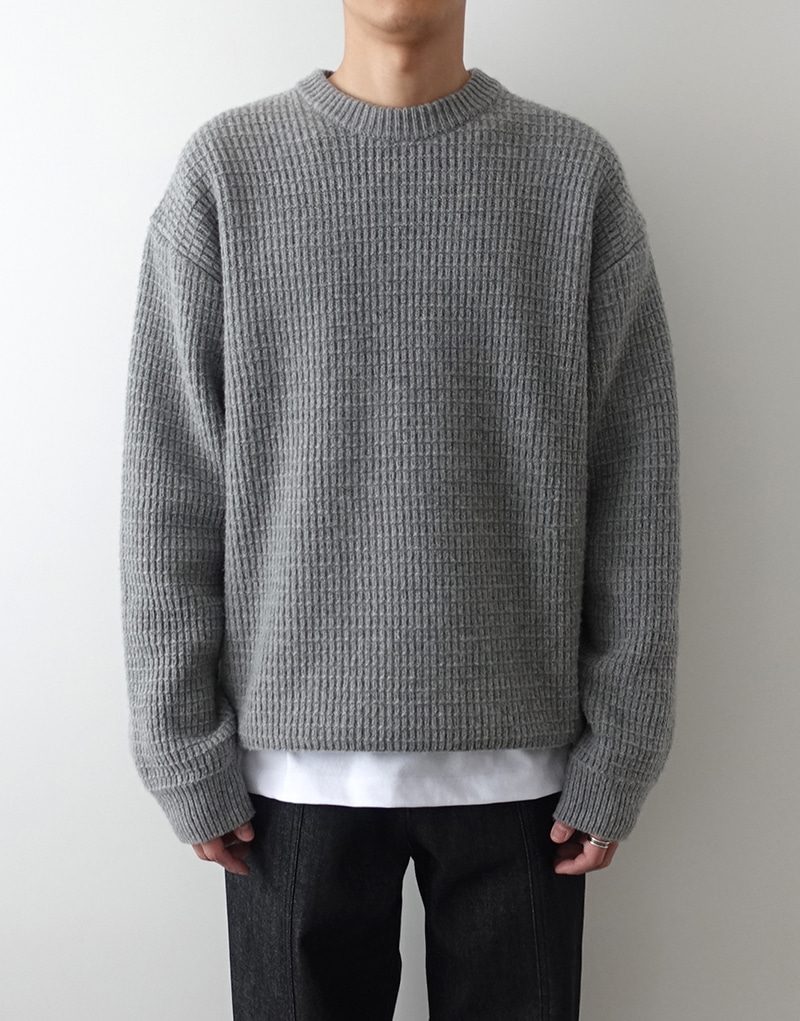 Guys Waffle Round Knit (2 colors)