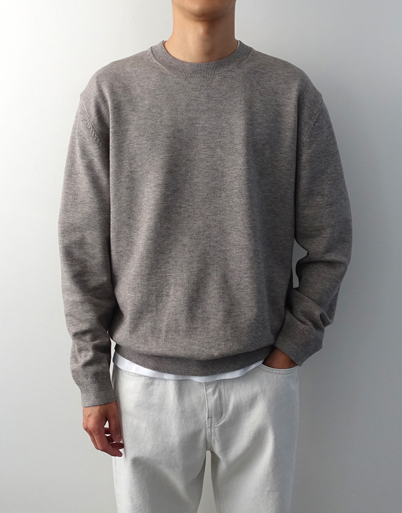 Daily Classic Round Knit (15 colors)