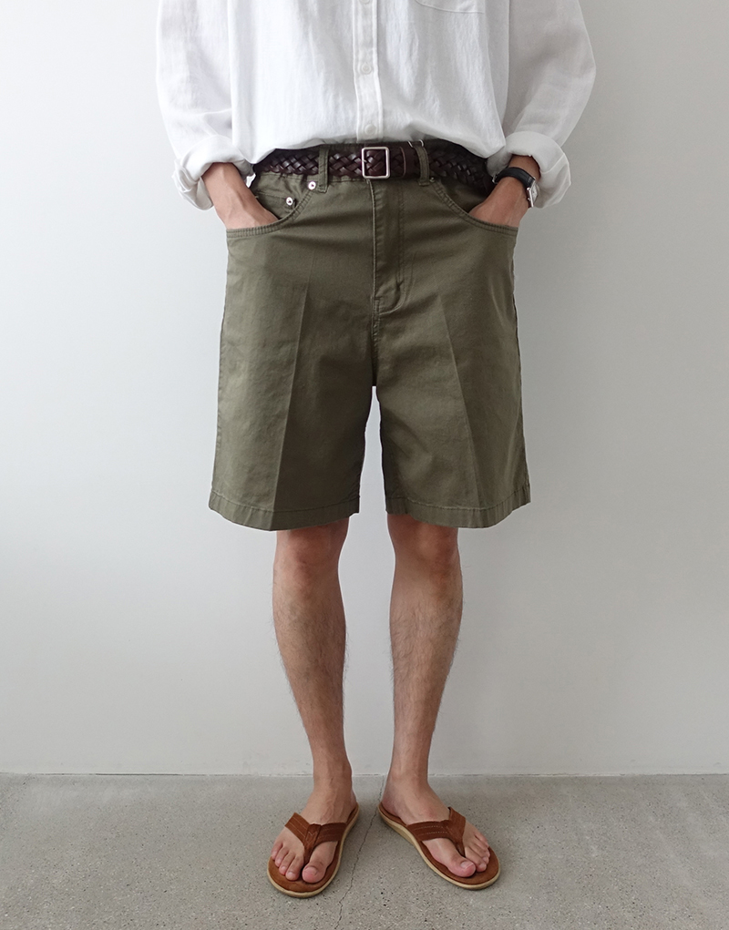 Natural Cotton Stretch Shorts (5 colors)