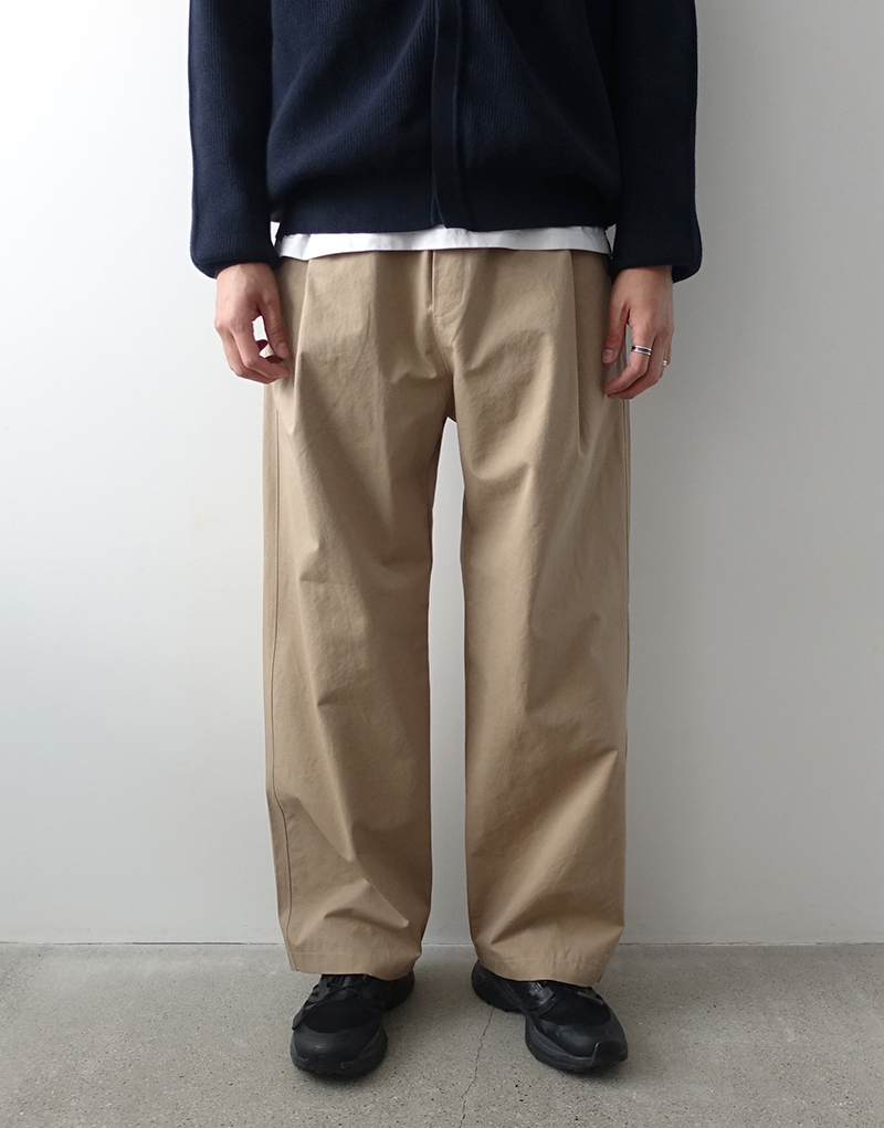 One-Tuck Banding Chino Pants (6 colors)