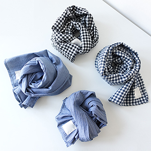 4 type plain scarf