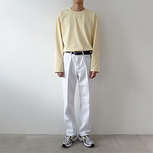 new mortain wide chino pants (2 colors)