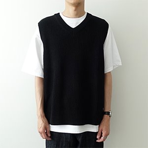 V Neck Knitted Vest (2 colors)