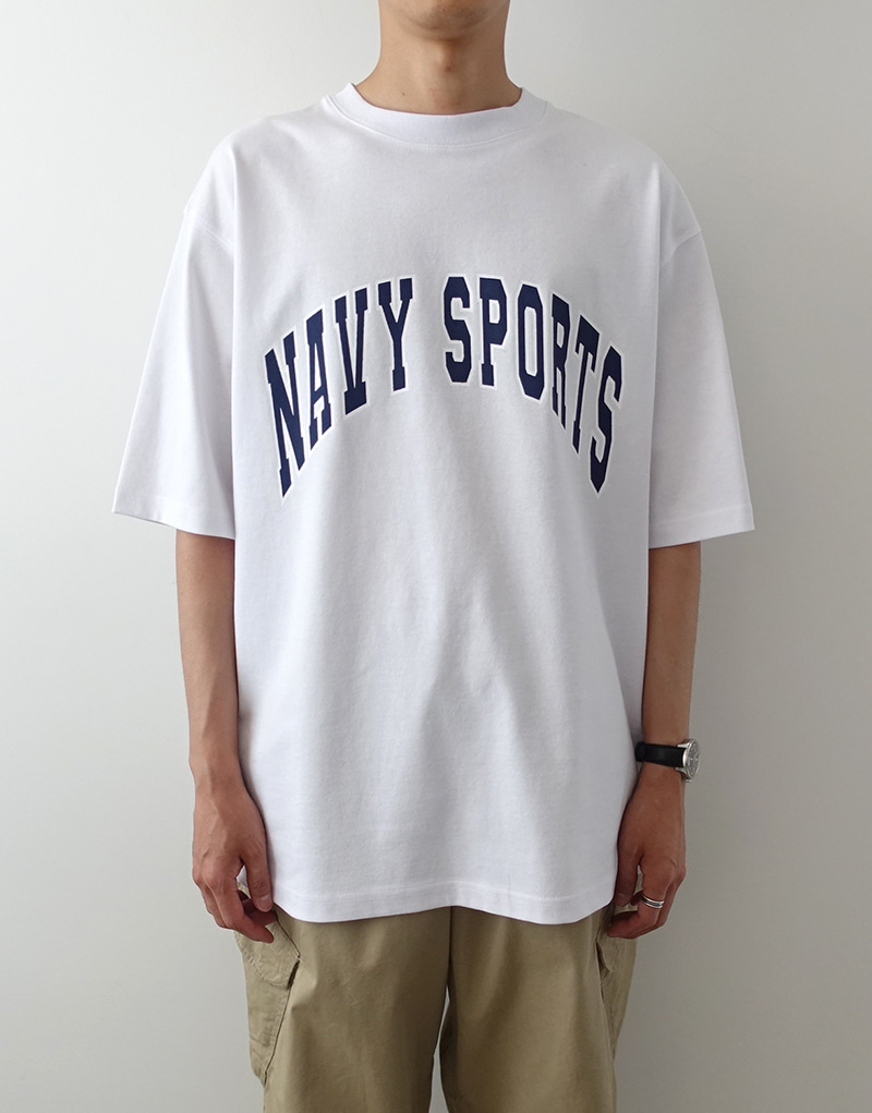 NAVY SPORTS Printing 1/2 T (4 colors)